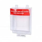 FTVOGUE Fire Alarm Pull Station Cover Fire Alarm Pull Guard Box Cover Transparent Water Proof Manual Emergency Switch Protective with Fireproof Heatproof Pla