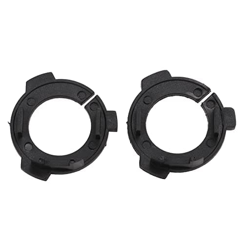 LED Headlight Bulb Base Holder Conversion Adapters for LED Headlight Assembly - 100W Power Source - 9V to 36V Voltage Range - ABS Material Construction - Small and Compact Design