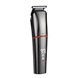 KNPSJJRHF Digital Display Electric Power Multifunctional Hair Clipper Push