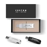 Kacenray Custom USB Flash Drives with Type C and USB 2.0 Dual Interface, Personalized Bulk OTG Thumb Drives with Logo for Business Gifts, Corporate Giveaways, Optional Custom Packaging (100,2 GB)