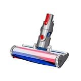 Motorized Floor Brush Head, Compatible with Dyson, Soft Roller V7 V8 V10 V11 V15(Light Green)
