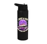Just A Kid Who Loves The Titanic Purple Moon Stainless Steel Insulated Water Bottle