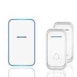 ONMYJFD Waterproof Doorbell 300M Remote Intelligent LED Light Home Door Bell Chime