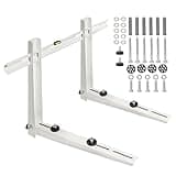 Mini Split Wall Mounting Bracket for Air Conditioner Heat Pump System Unit 9000-36000 BTU, Heavy Duty Foldable Support Bracket for for Ductless Mini Split, HVAC, Compressor