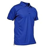 MAGCOMSEN Work Polo Shirts for Men Golf T-Shirts Quick Dry Shirts Summer Shirts Golf Polo Shirts for Men Blue XL