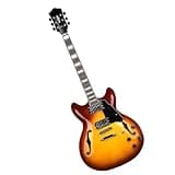 ZOCWJK Electric Guitar Jazz Electric Guitar Stringed Instrument Maple Rosewood Fretboard Professional Performance,Yellow