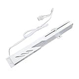 Greensen GPU Sag Bracket Graphics Card Holder Support Bracket GT8 Dragon Scale Simple White ARGB 5V 3Pin with Crystal Clear Light Guide Strip for PC Gaming Setup