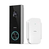 Wireless Doorbell Camera, Battery-Powered Video Doorbell with aosuBase Mini, 2K Resolution, Support Local Storage, 2.4GHz WiFi, 180-Day Battery Life, AI Detection, Work with Alexa & Google Assistant