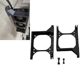 Compatible with DEYE 6KW Inverter Fan Mount Bracket, Triple 92mm Cooling Fan Support Holder with PWM Controller Mount, Ventilation Cooling Accessory, Wall Mount M8 Version, Black, 1 Pack