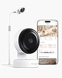 Momcozy Smart Baby Monitor, Contact-Free Sleep & Breathing Motion Tracker, 2K HD Baby Camera & Floor Stand, Sleep Report, Cry/Sound/Motion Notifications, Night Vision, 2-Way Audio, 2.4/5GHz Wi-Fi,BM08