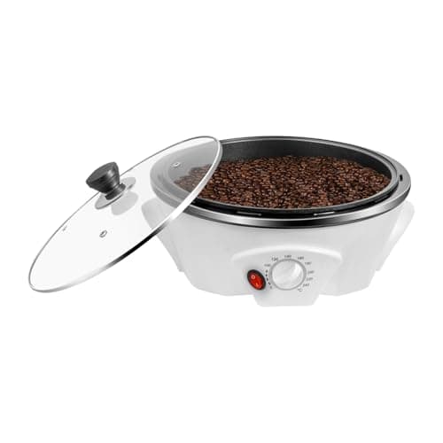 Fufiea Home Coffee Roaster Machine, 1.1lbs Capacity with 0-240°C Digital Temperature Control – Easy to Use & Clean – Great for Coffee Beans, Peanuts, Nuts, and Popcorn