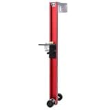 ZJchao Adjustable Leveling Wall Mount Bracket Aluminum Alloy Level Mounting with Red Finish and Installation Tools (Long)