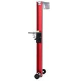 ZJchao Adjustable Leveling Wall Mount Bracket Aluminum Alloy Level Mounting with Red Finish and Installation Tools (Long)