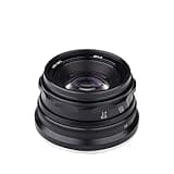 DSLR Camera Lens, 35mm F1.6 V APS-C Prime Lens,Compatible for Sony E A6600 6500 Fuji XF Canon EOS-M M50 Panasonic/Olympus Micro 4/3(Black,Canon)