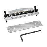 HEMINGSI Adjustable Tunes O Matics Bridge for LPStyles Electric Guitar with Precises String Spacing and Enhanced Tone