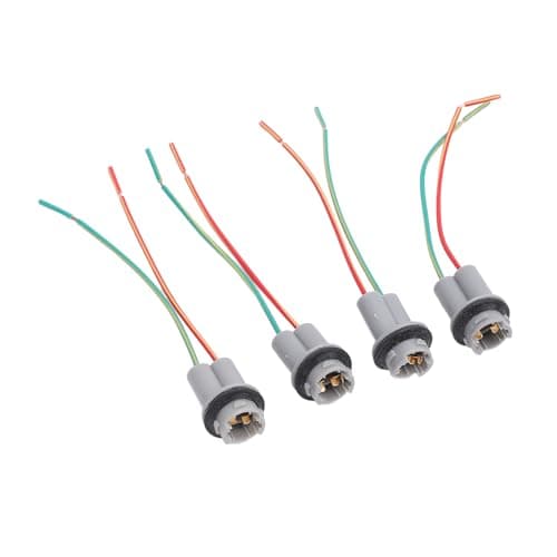 Keenso Light Bulb Socket, 4PCS Water Proof Wedge Base Adapter with Pigtail Wiring Harness in Cars Trucks Bikes Trailers Boats for 901 902 904 906 908 909 912