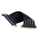 Yhplxyuus 2 PCIe4.0 16X Extension Cable 20cm ABS Construction, Enhanced Integrity for Server GPU Hardware TPEs Coated High Frequency Transmission Universals GPU Compatibility