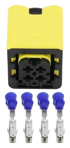 4 Pin Automotive Sensor Controls Harness Connector with Terminal 2-1418390-1 & 1-1418390-1(Color:2-1418390-1,Size:10 Sets) LMNJIUVD(1-1418390-1,5 Sets)