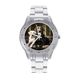 FekiLoot Watch for Men Big Face Stainless Steel Wrist Watch Personality