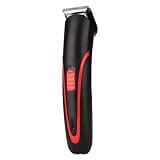 WTYBRMYO Professional Electric Cordless Mini Men's Trimmer Cutting Shaving Machine Beard Barber(Red)