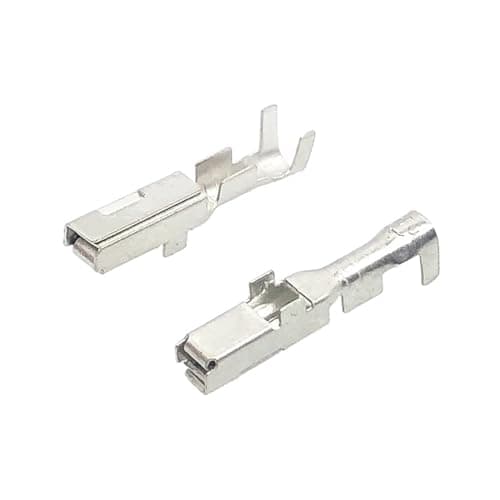 DLAHPJPT automotive electrical connectors 50 Pcs 2.2 Mm Male Female Car Crimp Terminal for 7116-4020 DJ611-2.2A DJ621-2.2A(Follow me cheaper-01,100 Pcs)