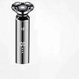 Portable Electric Shaver for Men, Rechargeable Rotary Razor with Floating 3-Blade, LED Display, USB Charging for Travel