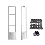 Retail Anti-Theft System, 8.2MHz EAS Securi Tower, Dual Volta 220-110V, Sound & Light Alarm, Effective Theft Prevent for Retail Stores