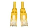 Tripp Lite Eaton Series N201-002-YW Cat6 Ethernet Cable 2 ft, Gigabit 1Gbps 550MHz, RJ45 M/M, Snagless Molded UTP Patch Cord, PoE, Yellow, Cloud Care Pre-Configured Bundle Eligible (50 Pack)