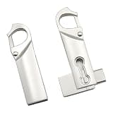 CarryBright Bulk Custom Mini USB Flash Drives, Personalized Logo and Text, Custom Packaging, Metal Thumb Drive for Corporate Events, Trade Shows, Business Gifts, Wedding Gifts(100,4GB)