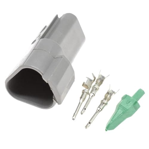 1-20 Sets Series 3 Pins Water Proof Male Female Electrical Wire Connector Plug 06-3S 04-3P 22-16AWG(Male Set,1Set)