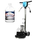 Mytee T-REX Jr. Total Rotary Carpet Extractor with 12" Cleaning Path, Adjustable RPM Motor & Dual Vacuum Compatibility + BULK Carpet Extractor Cleaner (Makes 128 Gallons) – Rotary Cleaning Bundle