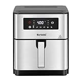 Air Fryer, 10 Quart Large Air Fryer for Families, 6 Cooking Functions AirFryer, 400°F Temp Controls in 5° Increments, Nonstick Dishwasher-Safe, 1700W, Black