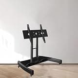 LBAawxe Mobile TV Cart on Wheels - Height Adjustable Mobile TV Mount Stand - for 32-70 Inch Flat Curved Screen TV