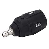 Vistreck Pressure Washer Nozzle 5 in 1 Adjustable 360° Rotating Spray Head for Quick Connect 1/4in