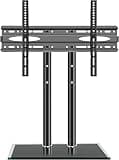 TV Bracket, Mount, Table Top TV Stand with Bold Double Column, Height Adjustable Tabletop TV Base Fits 40-65 Inch LED LCD Flat Screen TVs TV Mount TV Stand