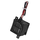 PTC Constant Temperature Electric Radiator With Fan 300W 400W 220V Aluminum Shell Fast Heat Up Odorless For Home Air Conditioning Equipment Instrument Humidifier Black(220V300W)