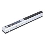Generic Portable Scanner900DPI 8.27 Inch Handheld Document Scanner for A4 Photos Receipts with PDF JPG Support Home Travel Office (Silver)