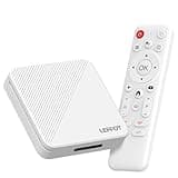 Android 14.0 TV Box 2025, LEFFOT H313 4K Ultra HD Streaming Device for TV with BT 5.4, 2GB RAM + 16GB ROM, Smart TV Box with Voice Remote, USB 3.0, HDR 10, 2.4G & 5G WiFi 6