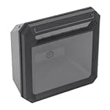 Omquot 2D Desktop Barcode Scanner with Large Window, Fast Detection, Plug and Play USB Port for Supermarket Pharmacy Cashier MP7000