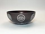 432Hz 8” A Note Singing Bowl – Tibetan Style Metal Singing Bowl for Sound Healing, Meditation, Chakra Balancing, Yoga & Relaxation - Bronze