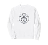 Milwaukee Wisconsin Nautical Anchor Badge Design Sweatshirt