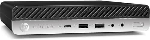 HP EliteDesk 800 G5 Mini PC - Intel Core i7-9700T 8-Core, 16GB DDR4 Ram, 256GB NVMe SSD, Intel UHD Graphics 630, Windows 11 Home (Renewed)