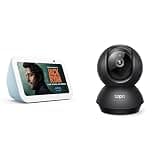 Echo Show 5 (3rd Gen) Smart Display Bundle with Tapo 2K Pan/Tilt Indoor Security Camera