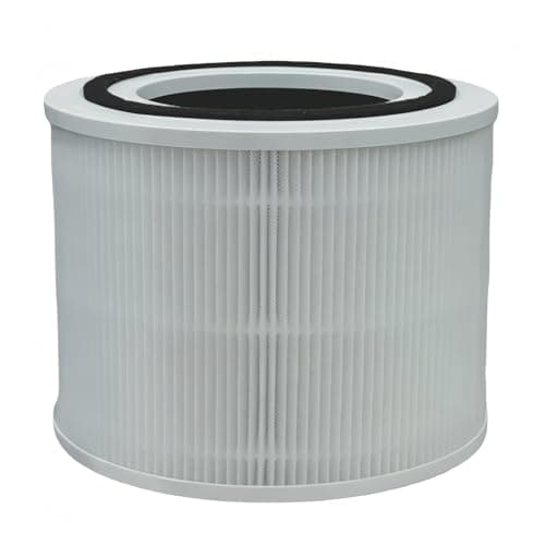 Compatible For Levoit, 3-in-1 360° H13 True HEPA Activated Carbon Replacement Filter for Core 300 Core 300S Air Purifier Parts