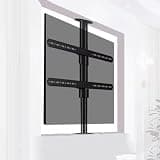 iumLeap 360 Degree TV Floor Stand - Adjustable Tilt Swivel TV Ceiling Mount, Partition Wall Rotating Rack Rotating TVs Cabinet Rotation Base, Fits 32-75 Inch LED Screen Dis, 32-75 in-595-850mm