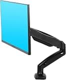 UWYTGF Monitor Arms Tv Stand,Tv Wall Mounted Monitor Stand,Adjustable Throttle Spring Single Arm Stand,Suitable for 17 to 35 Inch Monitors