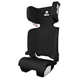 Diono Airi Lightweight High Back Booster Seat, Foldable Travel Friendly, Slim 3-Across Fit, 40–100 lbs/43–57 in, Frontal Impact Protection, Black
