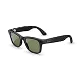 Ray-Ban Meta (Gen 2), Wayfarer, Shiny Black | Smart AI Glasses for Men, Women — 2X Battery Life — 3K HD Resolution — 12 MP Ultra-Wide Camera, Audio, Video — Green Lenses — Wearable Technology