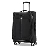 Samsonite Ascella 4 Medium Checked Luggage - Black