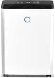 85OZ Dehumidifier for Home, Quiet Dehumidifier with Drain Hose, 24H Timer, 3 Modes, Touch Panel, Auto Shut Off & Defrost, Ideal for Basement, Bathroom, Bedroom